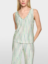 Load image into Gallery viewer, MarcCain Knitted Striped Top in Pink Tulle
