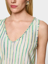 Load image into Gallery viewer, MarcCain Knitted Striped Top in Pink Tulle
