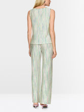 Load image into Gallery viewer, MarcCain Knitted Striped Top in Pink Tulle
