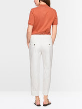 Load image into Gallery viewer, MarcCain Renton Cotton Blend Trousers in White
