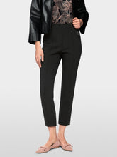 Load image into Gallery viewer, MarcCain Sydney Slim Fit Pants with Crease in Black
