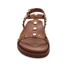 Load image into Gallery viewer, Ash Ugo Studded T-Studded Sandal in Cinnamon
