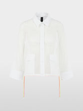 Load image into Gallery viewer, MarcCain White Jacket with Eyelet Pattern
