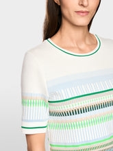 Load image into Gallery viewer, MarcCain Fine-Knit Jacquard Jumper in Skyway New
