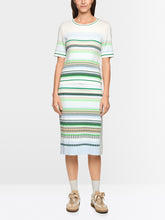 Load image into Gallery viewer, MarcCain Fine-Knit Jacquard Jumper in Skyway New
