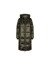 Load image into Gallery viewer, Mos Mosh Nova Metallic Down Coat in Forest Night
