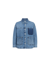 Load image into Gallery viewer, Mos Mosh Oline Enk Shirt in Blue
