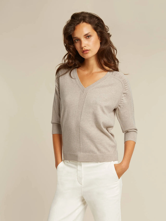 Beaumont Addie Sweater in Beige