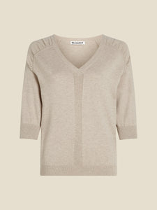 Beaumont Addie Sweater in Beige