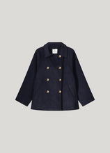 Load image into Gallery viewer, Summum Navy Pea Coat
