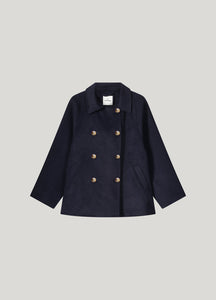 Summum Navy Pea Coat