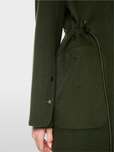 Load image into Gallery viewer, MarcCain Luxury Coat in Forest Night
