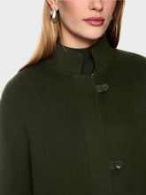 Load image into Gallery viewer, MarcCain Luxury Coat in Forest Night
