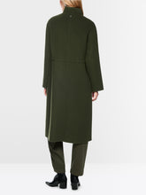 Load image into Gallery viewer, MarcCain Luxury Coat in Forest Night

