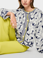 Load image into Gallery viewer, MarcCain Long-Sleeve Cardigan in Bright Ecru
