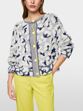 Load image into Gallery viewer, MarcCain Long-Sleeve Cardigan in Bright Ecru
