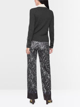 Load image into Gallery viewer, MarcCain Fine-knit cardigan with layered look
