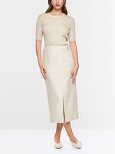 Load image into Gallery viewer, MarcCain Ribbed Jumper in Bright Ercu
