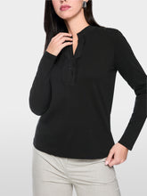 Load image into Gallery viewer, MarcCain Long-sleeved top with silk details
