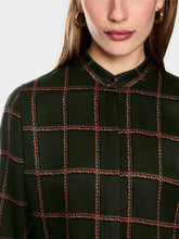 Load image into Gallery viewer, MarcCain Printed Viscose Blouse in Forest Night
