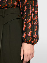 Load image into Gallery viewer, MarcCain Faqus Trousers with Crease in Forest Night
