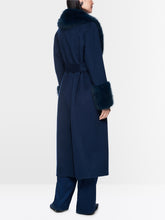 Load image into Gallery viewer, MarcCain Luxurious Coat with Faux Fur
