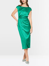 Load image into Gallery viewer, MarcCain Midi Dress with Wrap in Green
