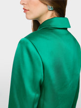 Load image into Gallery viewer, MarcCain Satin Jacket with Rhinestone Buttons
