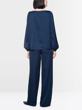 Load image into Gallery viewer, MarcCain Loose-Fitting Blouse with Rhinestones
