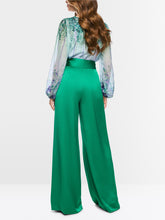 Load image into Gallery viewer, MarcCain WinniPeg Wide-Fit Trousers in Green
