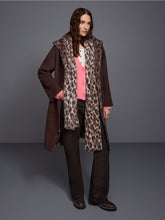 Load image into Gallery viewer, MarcCain Wool Coat withy Leopard Print
