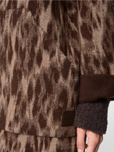 Load image into Gallery viewer, MarcCain Wool Coat withy Leopard Print
