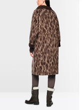 Load image into Gallery viewer, MarcCain Wool Coat withy Leopard Print
