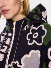 Load image into Gallery viewer, MarcCain Sporty cardigan with floral pattern
