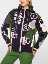 Load image into Gallery viewer, MarcCain Sporty cardigan with floral pattern
