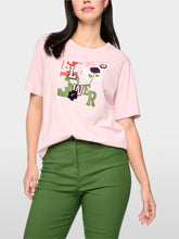 Load image into Gallery viewer, MarcCain T-shirt with print and sequins in Pink
