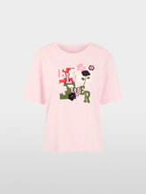 Load image into Gallery viewer, MarcCain T-shirt with print and sequins in Pink
