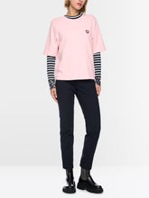 Load image into Gallery viewer, MarcCain Short-sleeved shirt with floral patch
