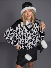 Load image into Gallery viewer, MarcCain Cotton Blouse with Leopard Print
