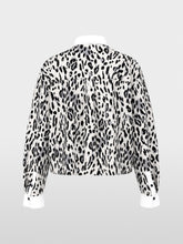 Load image into Gallery viewer, MarcCain Cotton Blouse with Leopard Print
