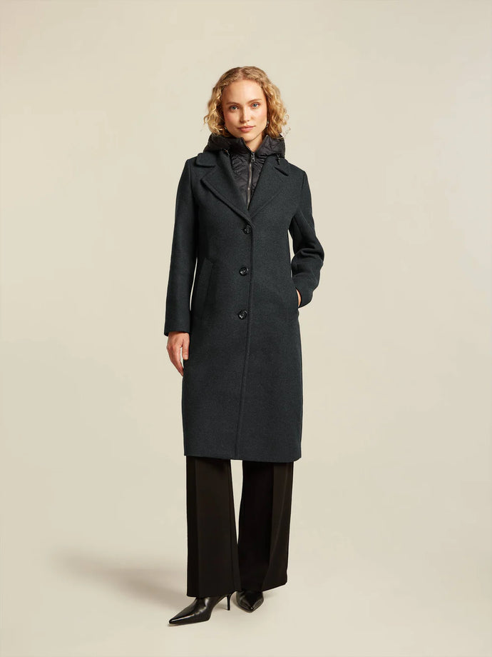 Beaumont Cameron Coat in Off Black