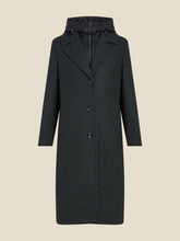 Load image into Gallery viewer, Beaumont Cameron Coat in Off Black
