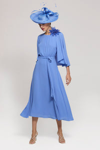 Luis Civit Verde Dress in Blue