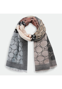 Codello PREMIUM SCARF IN AN EXCLUSIVE PATTERN MIX IN PINK