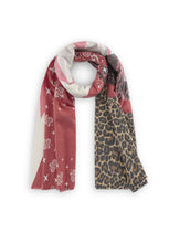 Load image into Gallery viewer, Codello Scarf with Printed Mixed Pattern in Red
