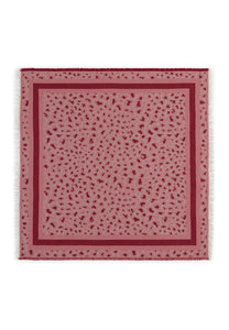 Codello Jacquard Cloth with Woven Leopard Pattern in Pink