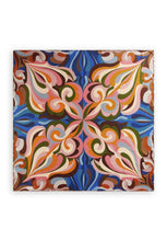 Load image into Gallery viewer, Codello Premium Carre made of Pure Silk with Paisley Motif in Orange
