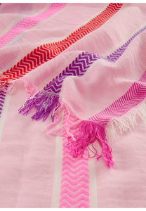 Codello Striped Scarf in Pink