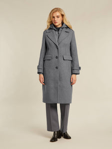 Beaumont Cameron Coat in Silver