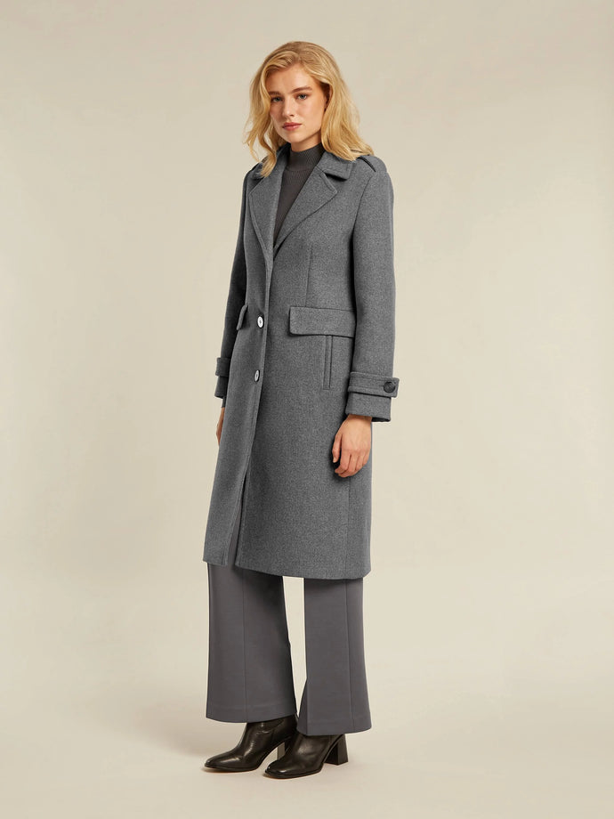 Beaumont Cameron Coat in Silver